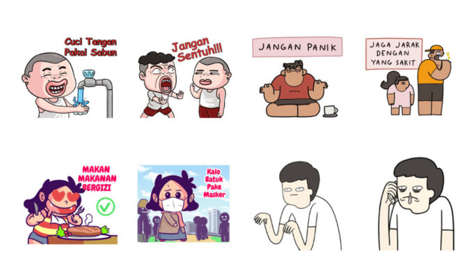 LINE Luncurkan Set Stiker ‘Siaga COVID-19’