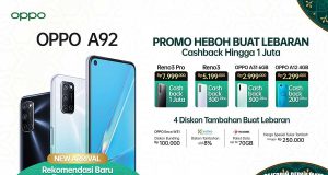 Oppo Berikan cashback hingga 1 juta