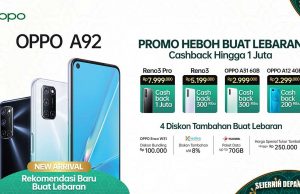 Oppo Berikan cashback hingga 1 juta