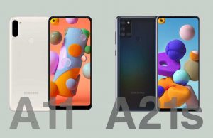 Samsung Galaxy A11 vs A21s