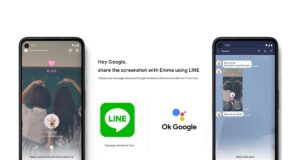 Tios Berbagi Foto LIne pakai asisten Google