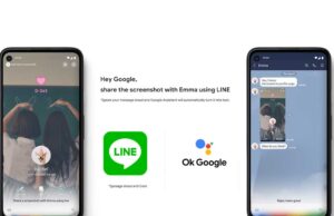 Tios Berbagi Foto LIne pakai asisten Google