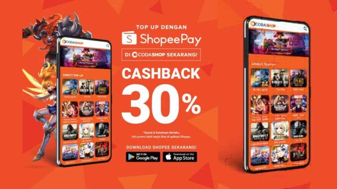 Cara Membeli Voucher Game Codashop dengan ShopeePay