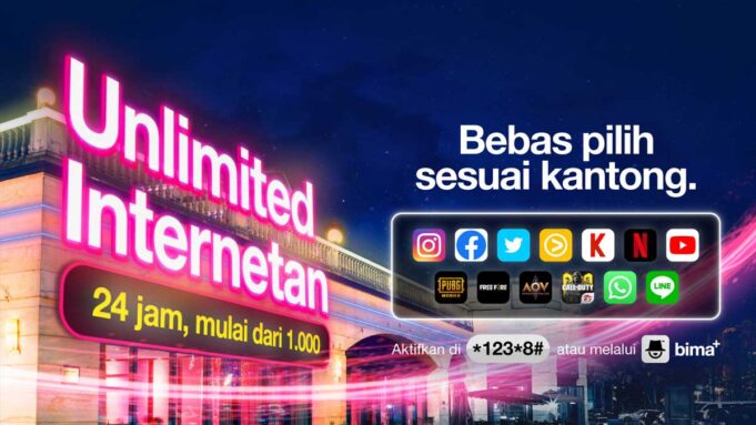 Paket Unlimited 3 Indonesia Ada yang 1.000 Rupiah Saja Lho!