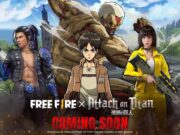 Free Fire x Attack on Titan : Pemain Bisa Pakai Kostum Spesial Survey Corps dan Jadi Monster Titan