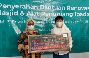 LinkAja Berikan Bantuan CSR Masjid Jami’ Al Jihad