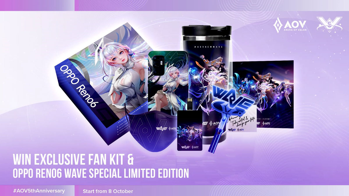 OPPO Reno6 WaVe Special Limited Edition Hadir Khusus untuk Fans AOV ...