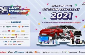 Erajaya Umumkan Pemenang Undian Eraversary 2021