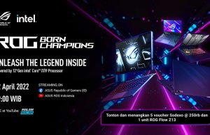 Hari Ini Meluncur, Jajaran Laptop ROG Terbaru dengan 12th Gen Intel Core!