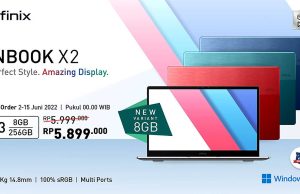 Infinix INBook X2 Varian Baru Sudah bisa Dipesan di Lazada dan Shopee