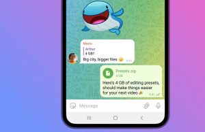 Telegram Premium Bisa Unggah File Hingga 4GB