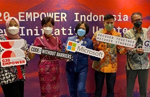 G20 EMPOWER dan Microsoft Indonesia Laksanakan Program Code; Without Barriers