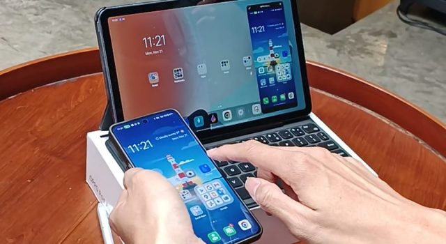 Cara Menggunakan fitur Multi Screen Connect di OPPO Pad Air