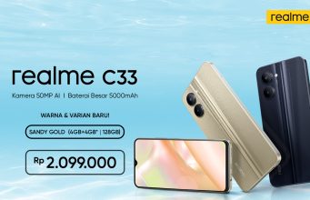 realme C33 Hadirkan Pilihan Warna Baru Sandy Gold