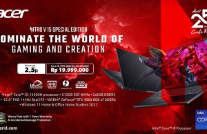 Peringati 25 Tahun di Indonesia, Acer Meluncurkan Nitro V15 Special Edition dengan Intel® Core™ i9 Processor