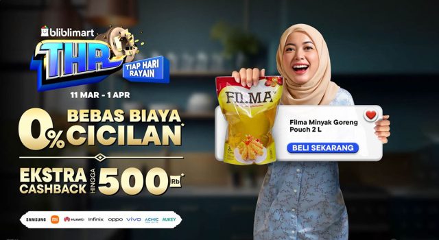 Tiap Hari Rayain (THR) Ramadan Blibli, Beli Kebutuhan Memasak Dapat Cash Back Hingga 1Juta!