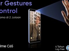 Jajal Fitur Air Gestures di realme C65, Pertama di Segmen Harga 2 Jutaan