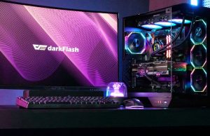 DarkFlash DY470 ATX Wujudkan Inovasi Desain Casing PC dengan Pendinginan Air yang Lebih Baik