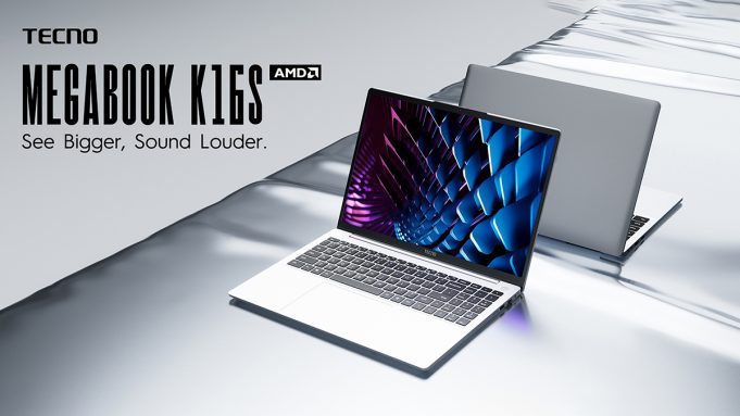 TECNO, brand teknologi global yang terus menghadirkan inovasi di lebih dari 70 negara, resmi meluncurkan laptop terbaru, MEGABOOK K16S