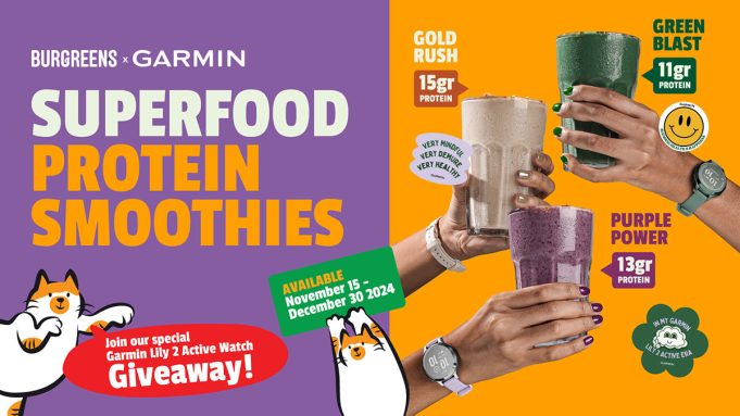 Garmin Gandeng Burgreens Hadirkan Superfood Smoothies Terinspirasi Lily 2 Active Kolaborasi Garmin dan Burgreens menghadirkan Superfood Smoothies terinspirasi Lily 2 Active