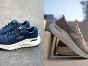 Solusi Alas Kaki Modern dari Skechers: Nyaman dan Melindungi Aktivitas Padat Kiri: Skechers Arch Fit dan kanan: Skechers Slip-Ins, with Arch Fit Technology