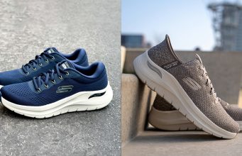 Kiri: Skechers Arch Fit dan kanan: Skechers Slip-Ins, with Arch Fit Technology