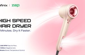 Infinix High-Speed Hair Dryer, pengering rambut cepat, teknologi beauty-tech