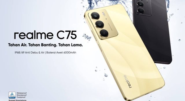 realme C75 Jadi Smartphone Entry-Level Pertama dengan IP68 & IP69 di Indonesia