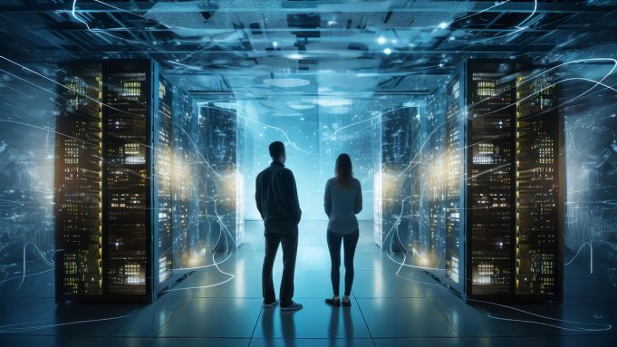 nfrastruktur pusat data dengan pendinginan hybrid