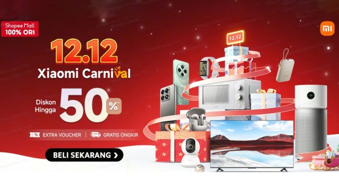 Xiaomi Carnival 12.12 promo diskon hingga 50%.