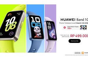 HUAWEI Band 10 dengan desain premium dan fitur kesehatan canggih untuk gaya hidup aktif.