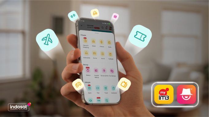 Tampilan fitur Digital Hub di aplikasi myIM3 dan bima+, solusi lengkap untuk berbagai layanan digital dalam satu platform.