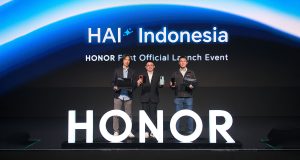 Acara peluncuran HONOR di Indonesia.