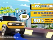 VinFast VF 3, SUV mini listrik dengan pengisian daya gratis selama tiga tahun di Indonesia.