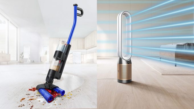 Dyson WashG1 dan Dyson Purifier Cool Formaldehyde untuk rumah bersih dan udara sejuk saat Lebaran.
