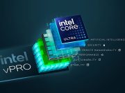 Gambar AI PC komersial terbaru dengan prosesor Intel Core Ultra (Series 2) di ajang MWC 2025