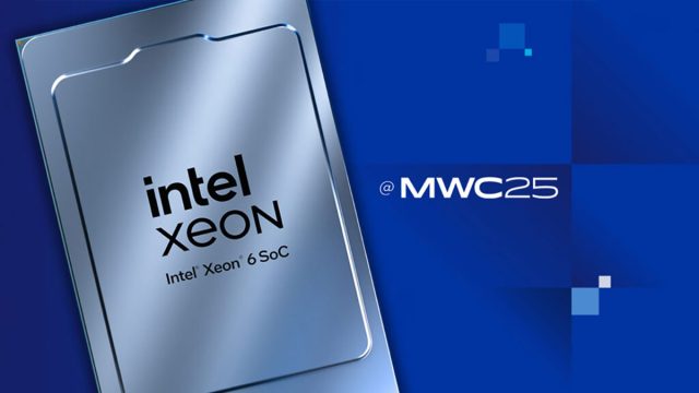 Intel-Xeon6-MWC-25 Intel Xeon 6 di MWC 2025 mendukung transformasi jaringan AI dan 5G