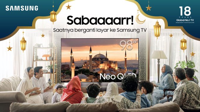 TV Samsung menghadirkan hiburan berkualitas dengan layar besar selama bulan Ramadan.
