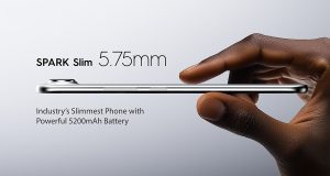 ECNO SPARK Slim, smartphone ultra-tipis dengan layar AMOLED dan baterai tahan lama.