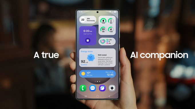 Tampilan antarmuka One UI 7 pada perangkat Galaxy terbaru