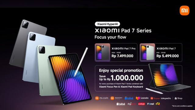 XiaomiPad7Series-Promo.jpeg Xiaomi Pad 7 Series tablet terbaru dengan layar 3.2K dan Snapdragon, ideal untuk produktivitas dan hiburan.