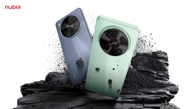 nubia V70 Max dengan layar 6,9 inci dan baterai 6.000mAh untuk daya tahan maksimal.
