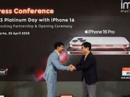 Peluncuran bundling IM3 Platinum dan iPhone 16 di Jakarta