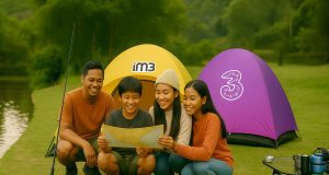 menikmati koneksi internet stabil dari IM3 dan Tri selama liburan sekolah