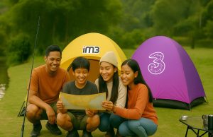 menikmati koneksi internet stabil dari IM3 dan Tri selama liburan sekolah