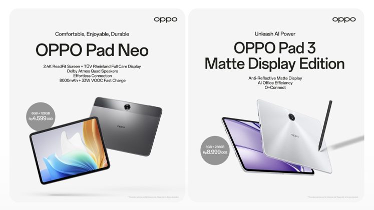 OPPO Pad 3 dan Pad Neo: Tablet Inovatif Siap Dukung Gaya Hidup Digital ...