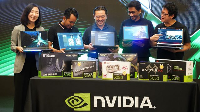 NVIDIA-GAME-CHANGER-2-(All-Speakers) Para pembicara bersama GPU NVIDIA GeForce RTX 5090 terbaru dengan teknologi AI Blackwell
