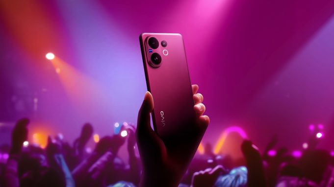 vivo V60 Siap Guncang Pasar Midrange: Kamera Telephoto ZEISS Pertama di Seri V, Snapdragon 7 Gen 4 Perdana di Indonesia Smartphone vivo V60 dengan desain Festive Purple dan kamera ZEISS Telephoto pertama di seri V.