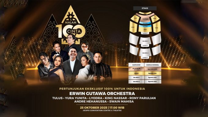 SMARTFREN Gelar Kembali “Malam 100 Cinta”: Perayaan Musik, Seni, dan Budaya untuk Indonesia