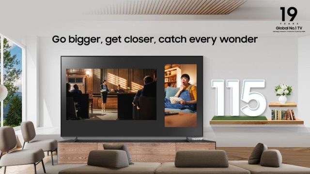 TV Samsung Layar Besar Hadirkan Pengalaman Hiburan Lebih Imersif dan Bermakna di Rumah
